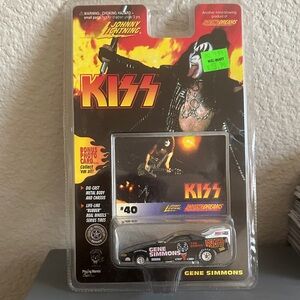 Kiss Gene Simmons Die-Cast Car - Black, Red, Yellow. Brand new in packaging.